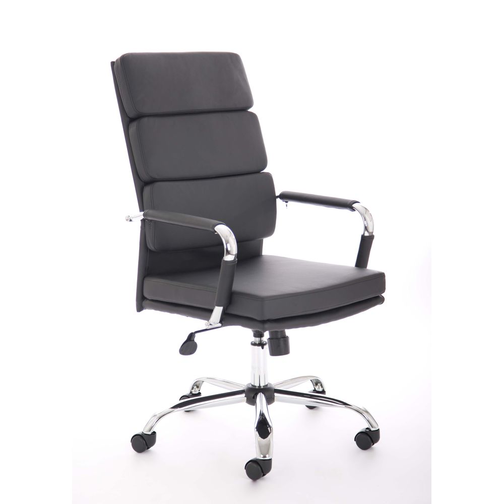 Sherborne Medium Back Bonded Leather Executive Office Chair with Arms - Industrious Decor