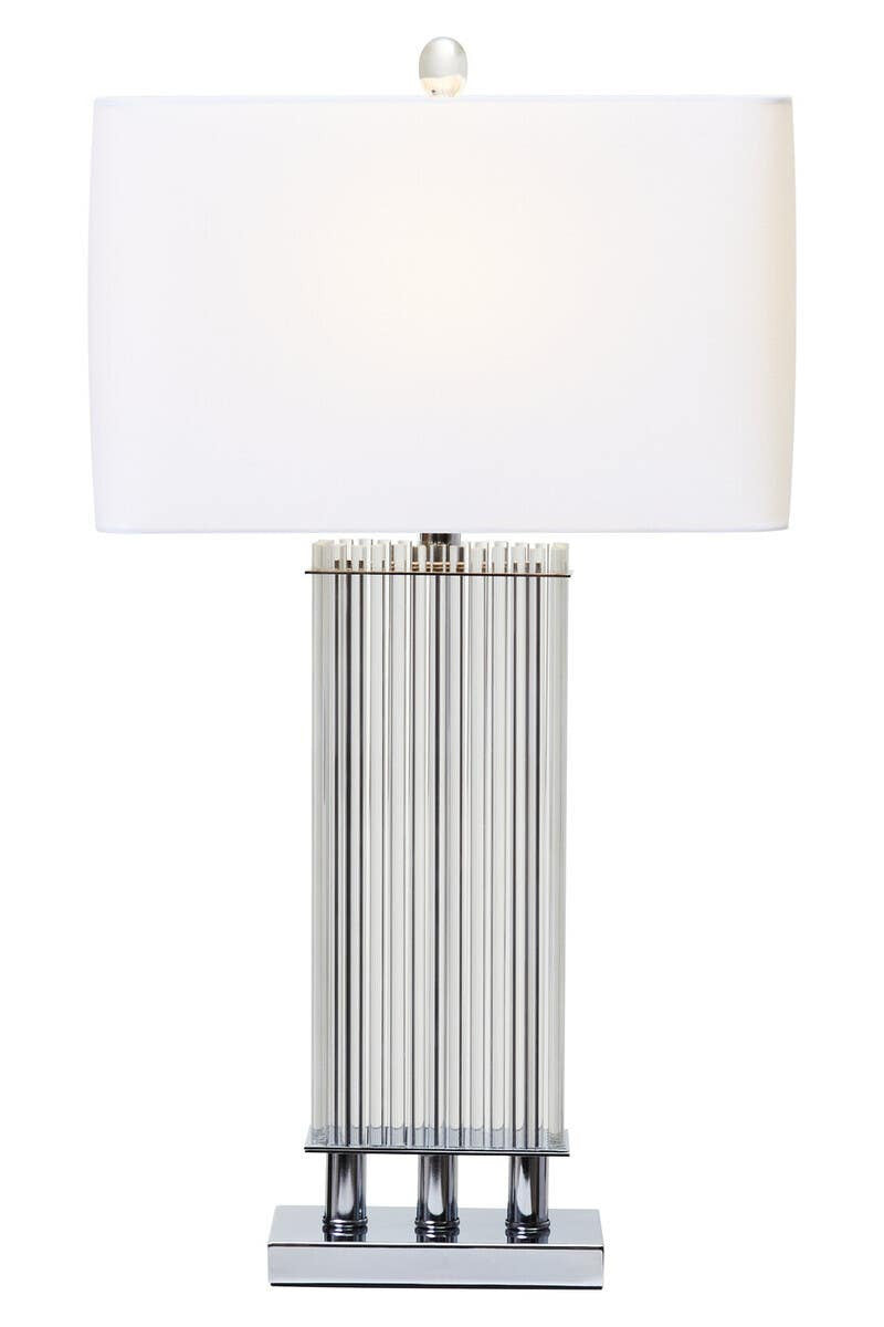 Vanderbilt Chrome Table Lamp - Industrious Decor