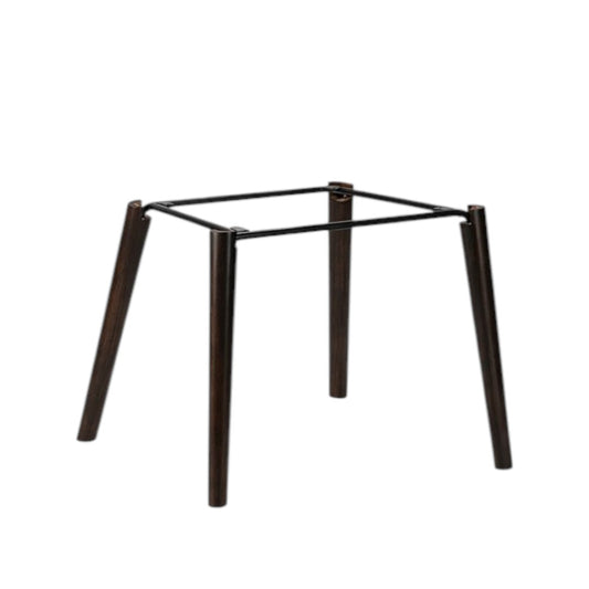ARIA armchair frame in Walnut finish — unupholstered beech frame, warm dark wood tone