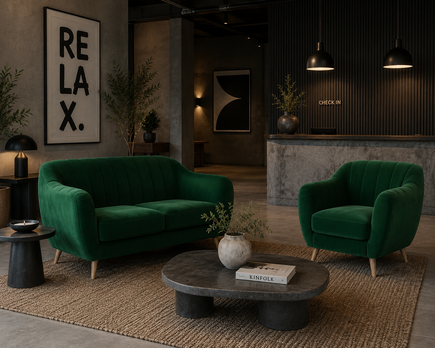Wentworth Loveseat — Bespoke CRIB 5 Contract Sofa