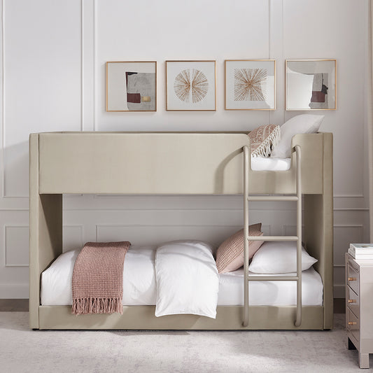 Pickle Bunk Bed Taupe - Industrious Decor