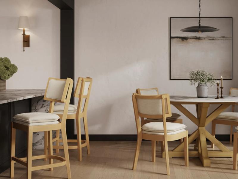 Embrace the warmth and simplicity of country living with interiors that celebrate rustic elegance, natural textures, and timeless design. From farmhouse-inspired furniture to vintage accents.