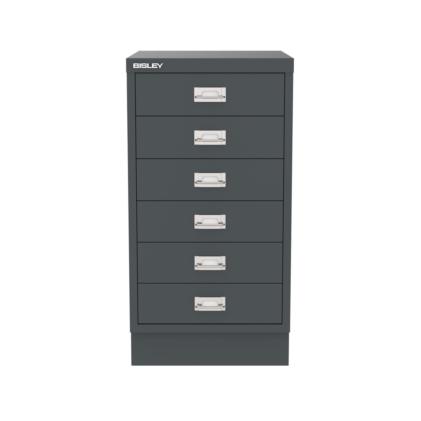 Bisley A3 Series MultiDrawer - A3 6 Drawer Filing Cabinet Anthracite - Industrious Decor