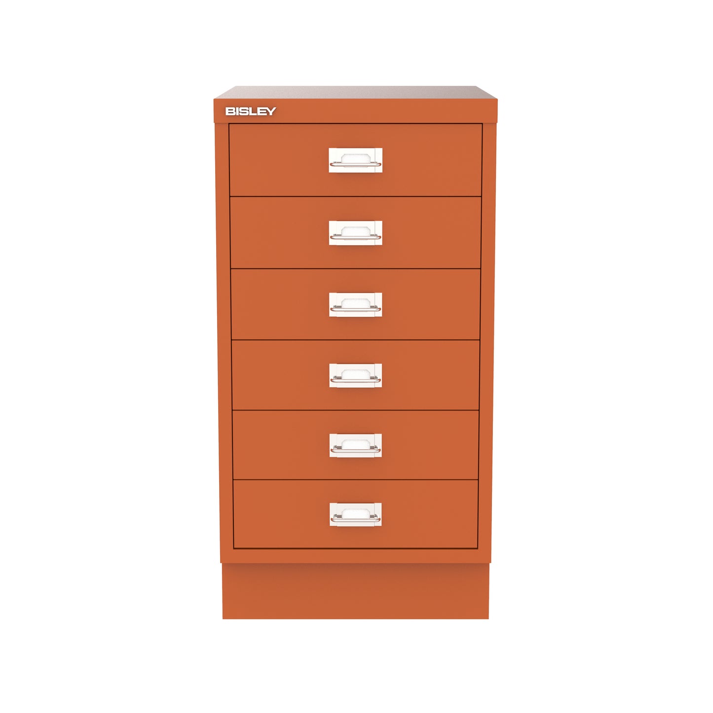 Bisley A3 Series MultiDrawer - A3 6 Drawer Filing Cabinet Bisley Orange - Industrious Decor