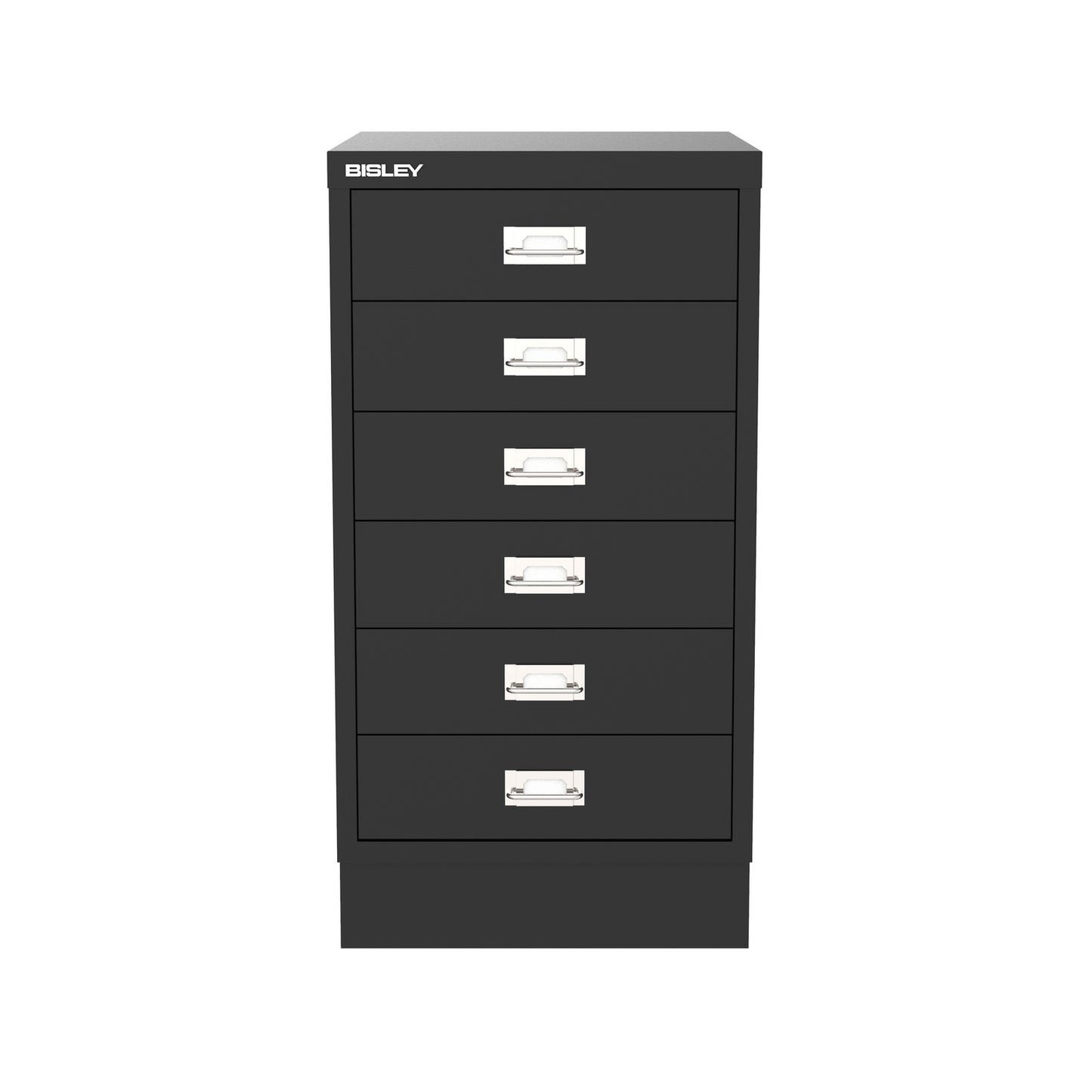 Bisley A3 Series MultiDrawer - A3 6 Drawer Filing Cabinet Black - Industrious Decor
