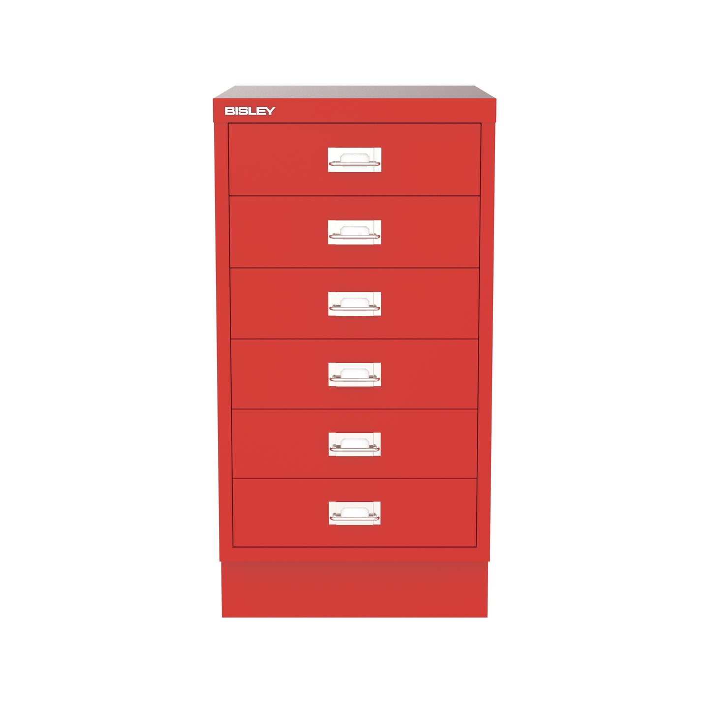 Bisley A3 Series MultiDrawer - A3 6 Drawer Filing Cabinet Cardinal Red - Industrious Decor