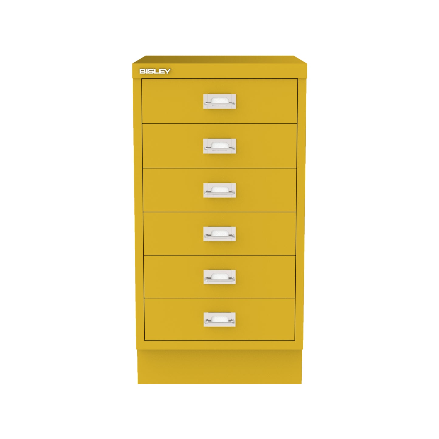 Bisley A3 Series MultiDrawer - A3 6 Drawer Filing Cabinet Yellow - Industrious Decor