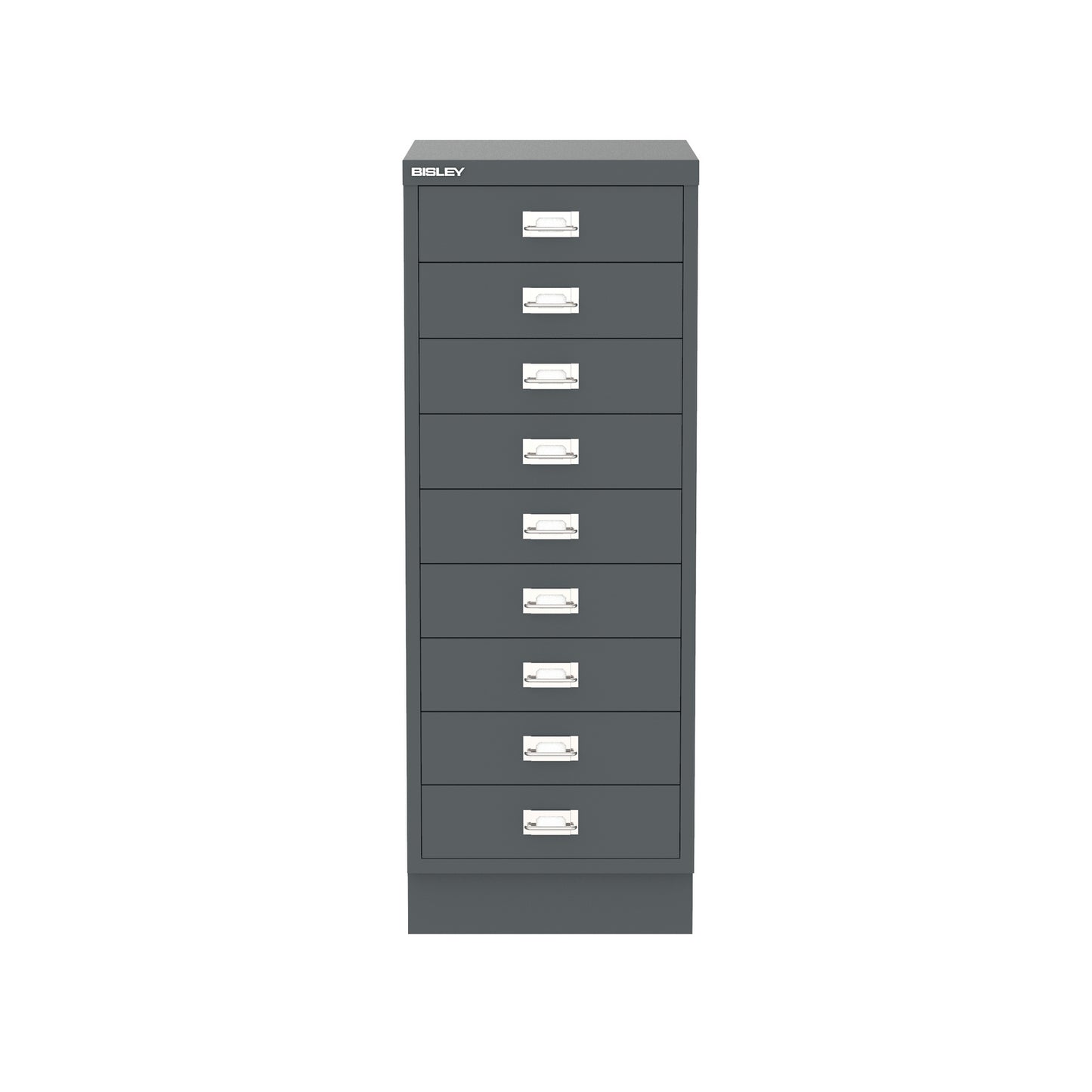 Bisley A3 Series MultiDrawer - A3 9 Drawer Filing Cabinet Anthracite - Industrious Decor