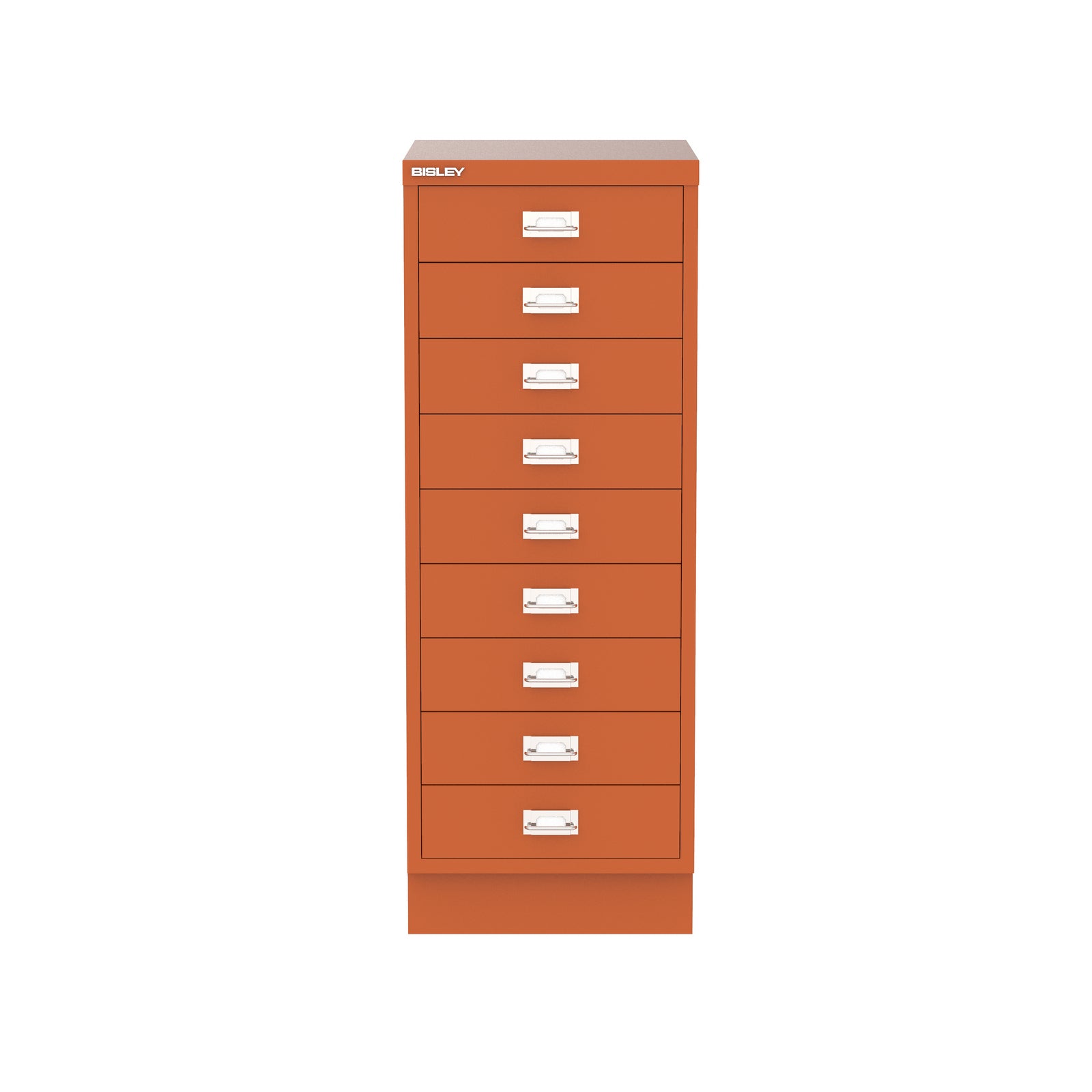 Bisley A3 Series MultiDrawer - A3 9 Drawer Filing Cabinet Bisley Orange - Industrious Decor
