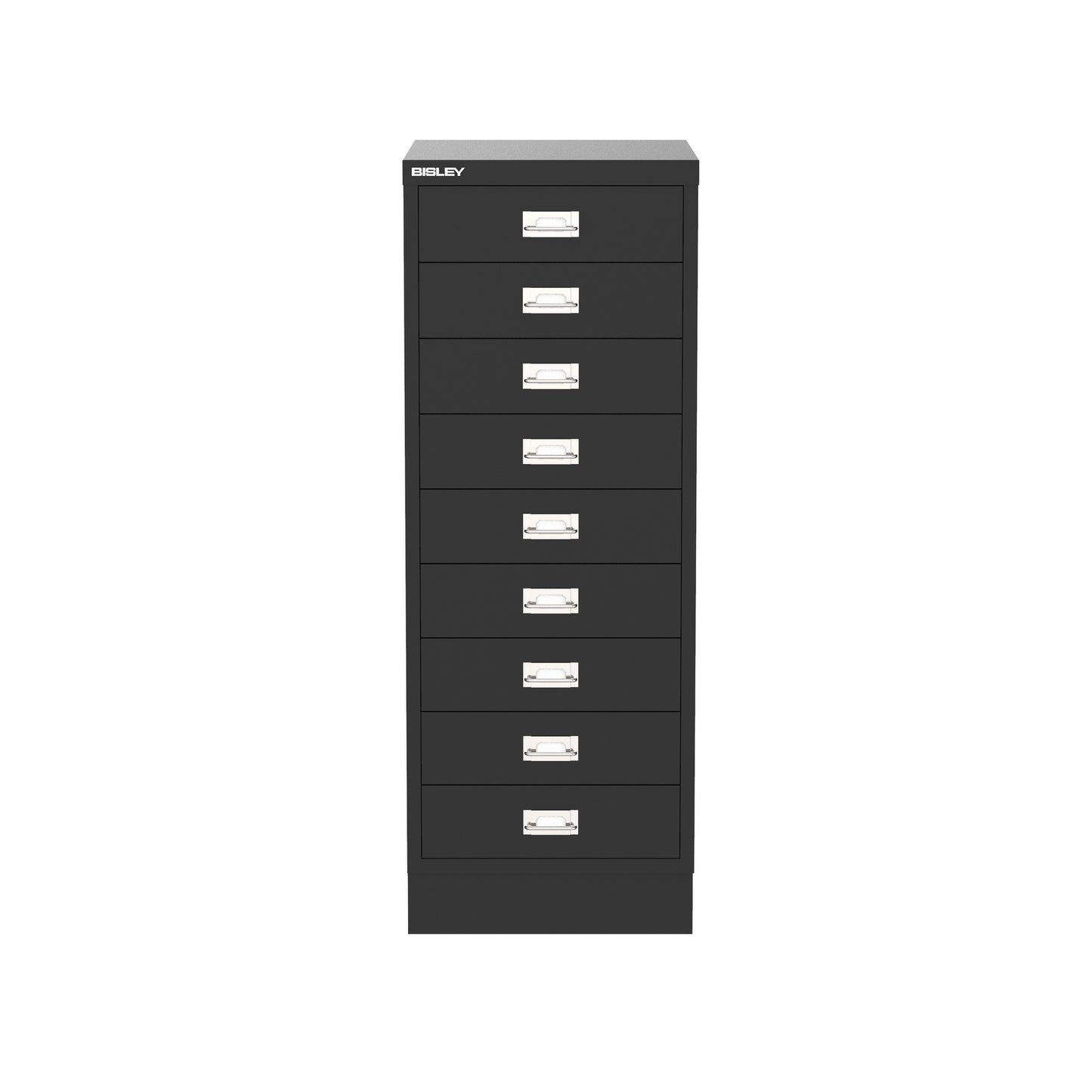 Bisley A3 Series MultiDrawer - A3 9 Drawer Filing Cabinet Black - Industrious Decor