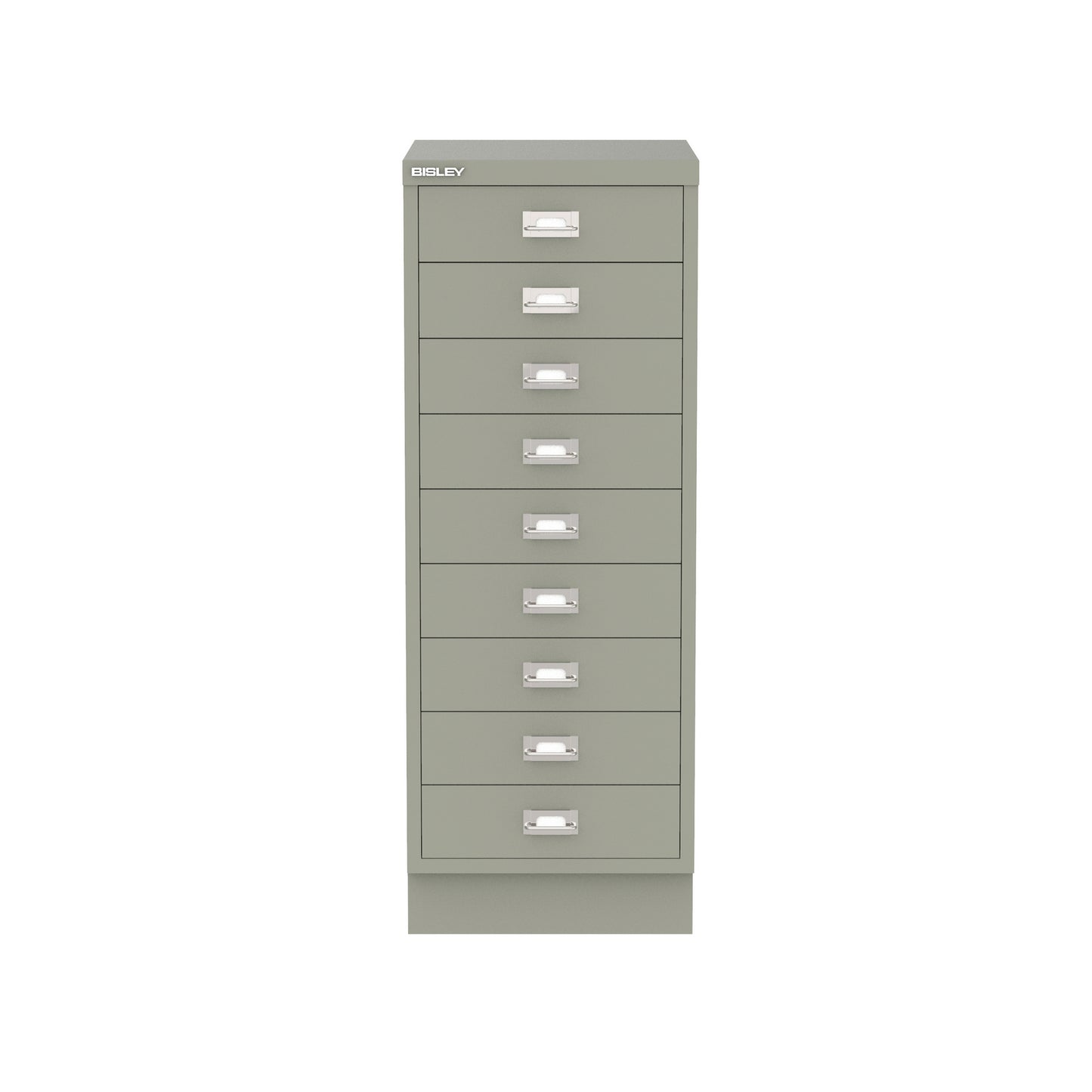 Bisley A3 Series MultiDrawer - A3 9 Drawer Filing Cabinet Goose Grey - Industrious Decor
