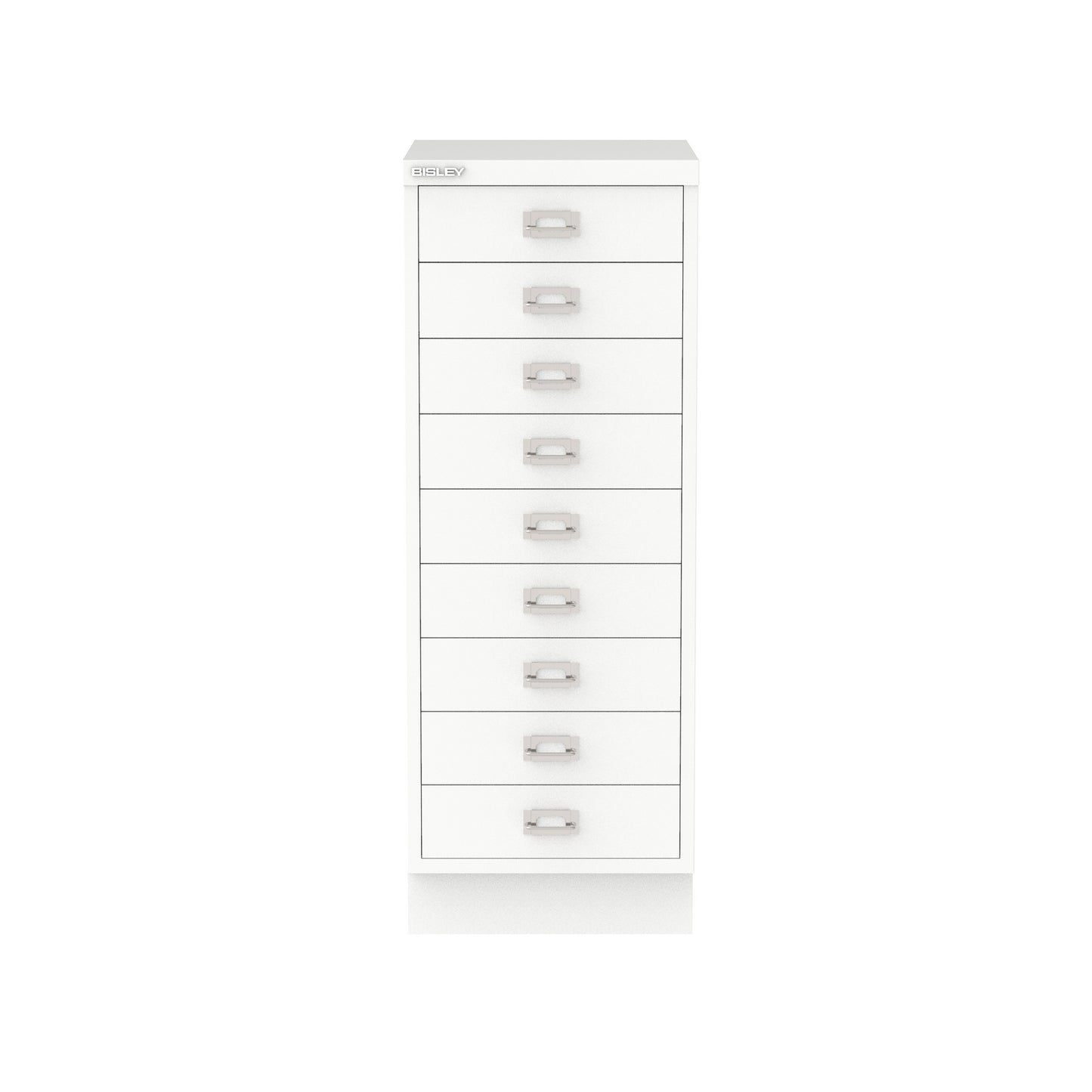 Bisley A3 Series MultiDrawer - A3 9 Drawer Filing Cabinet Traffic White - Industrious Decor