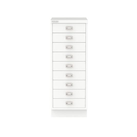 Bisley A3 Series MultiDrawer - A3 9 Drawer Filing Cabinet Traffic White - Industrious Decor