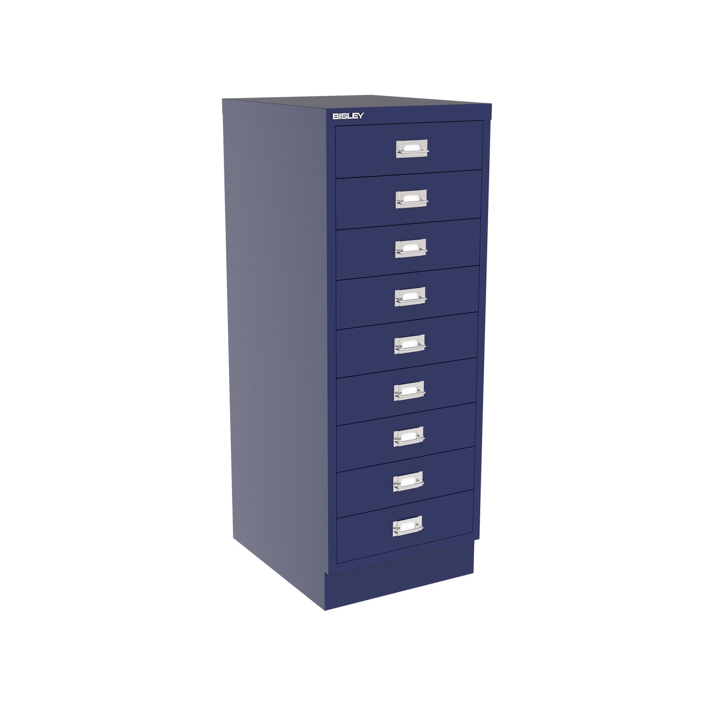 Bisley A3 Series MultiDrawer - A3 9 Drawer Filing Cabinet Oxford Blue - Industrious Decor