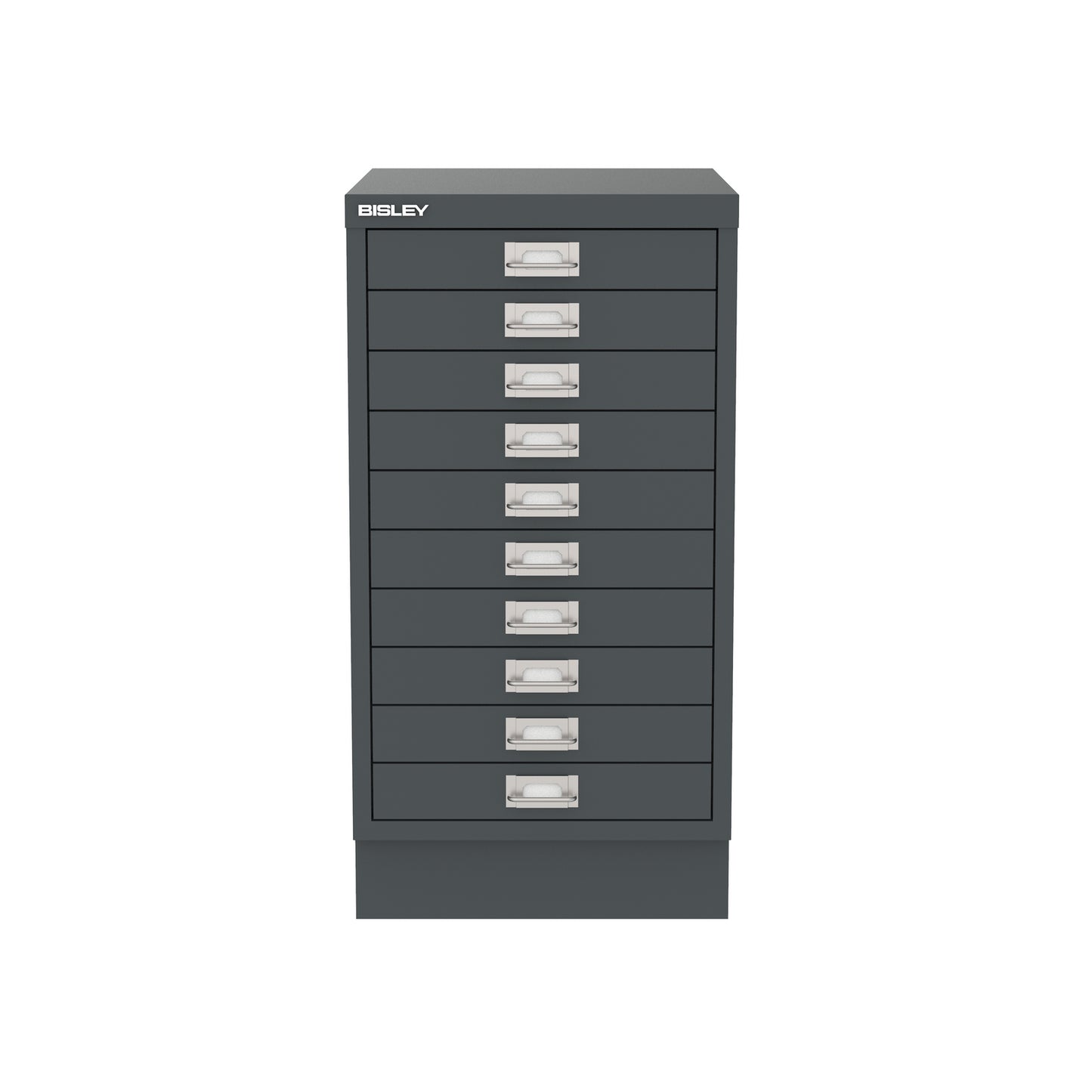 Bisley A3 Series MultiDrawer - A3 10 Drawer Filing Anthracite - Industrious Decor
