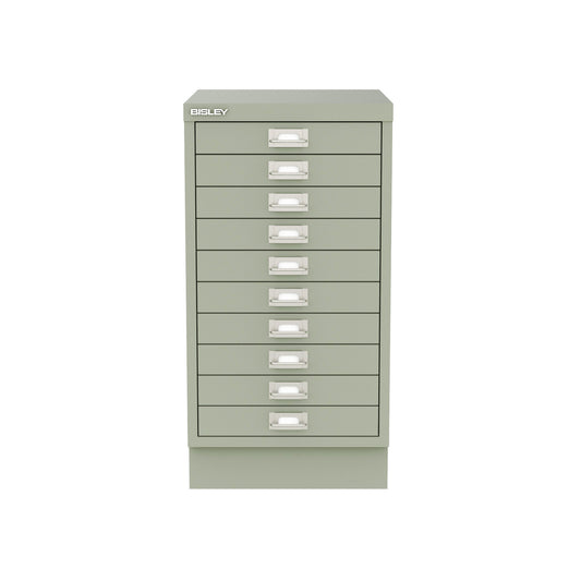 Bisley A3 Series MultiDrawer - A3 10 Drawer Filing Goose Grey - Industrious Decor