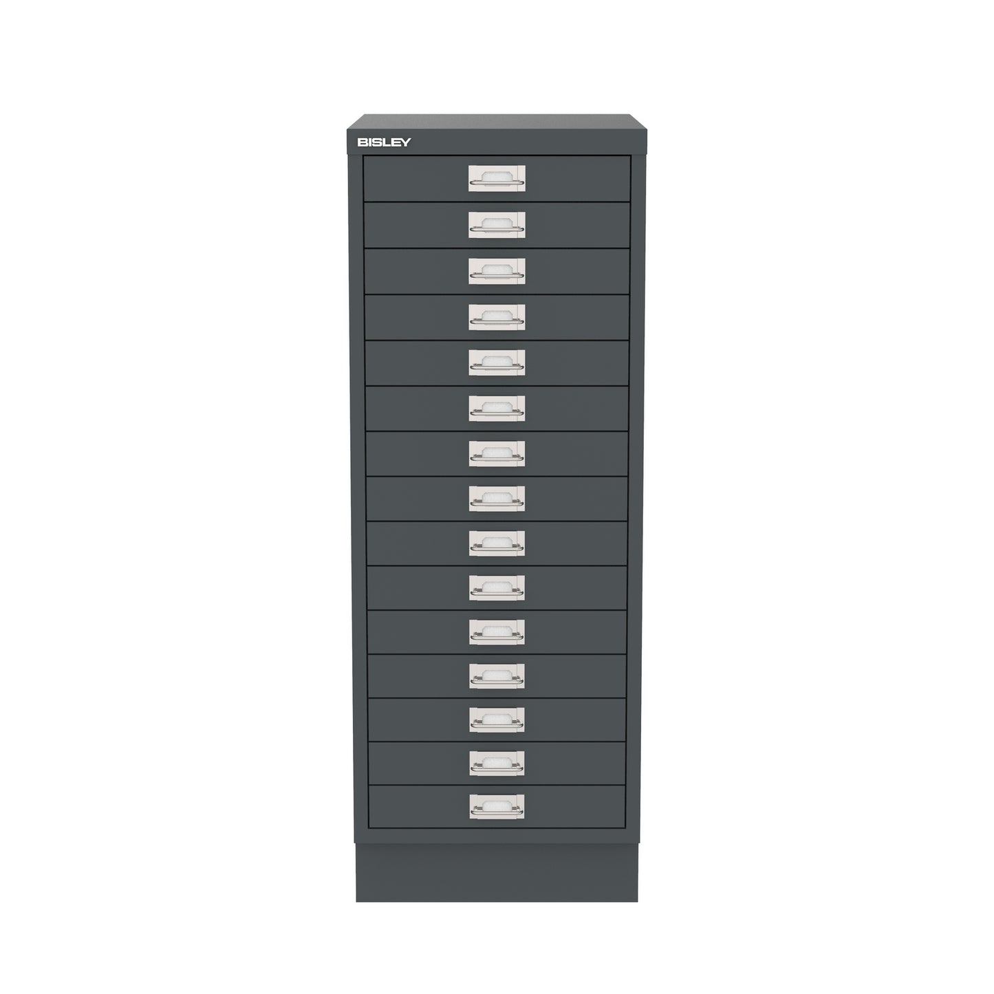 Bisley A3 Series MultiDrawer - A3 15 Drawer Filing Anthracite - Industrious Decor