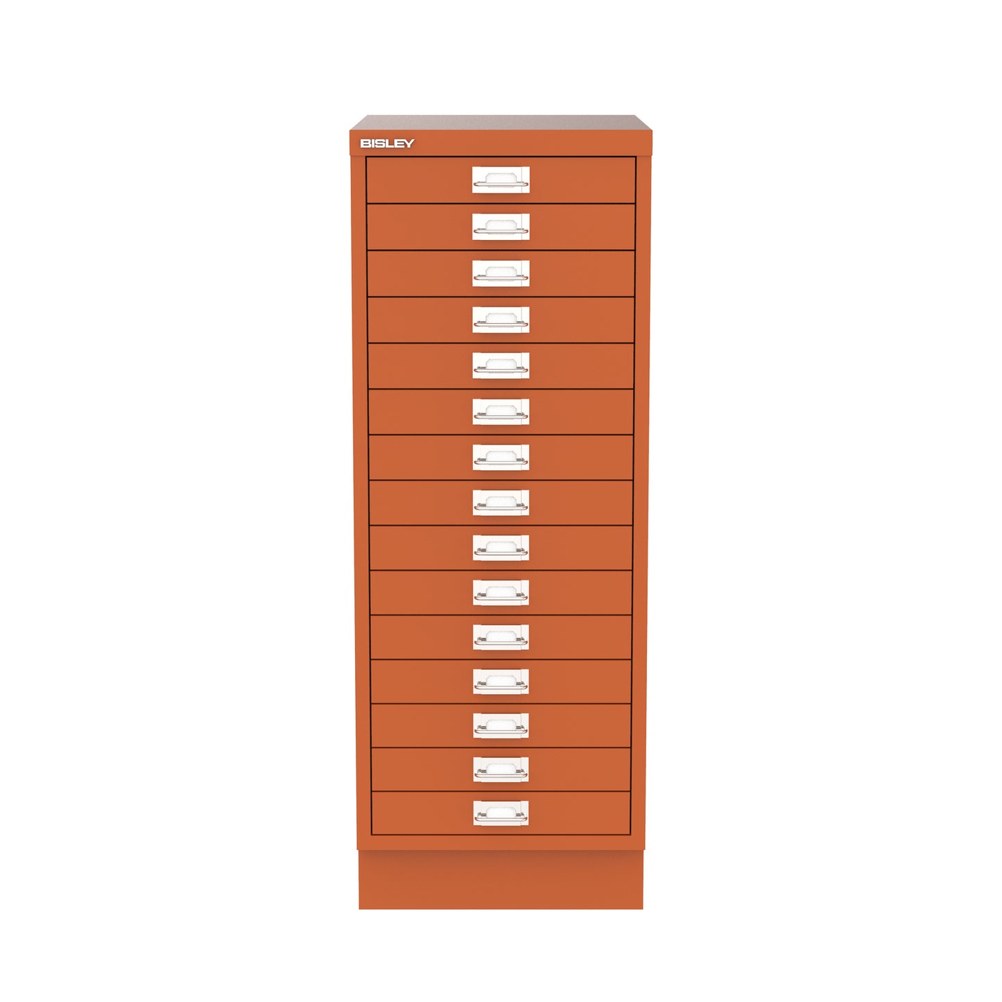 Bisley A3 Series MultiDrawer - A3 15 Drawer Filing Bisley Orange - Industrious Decor