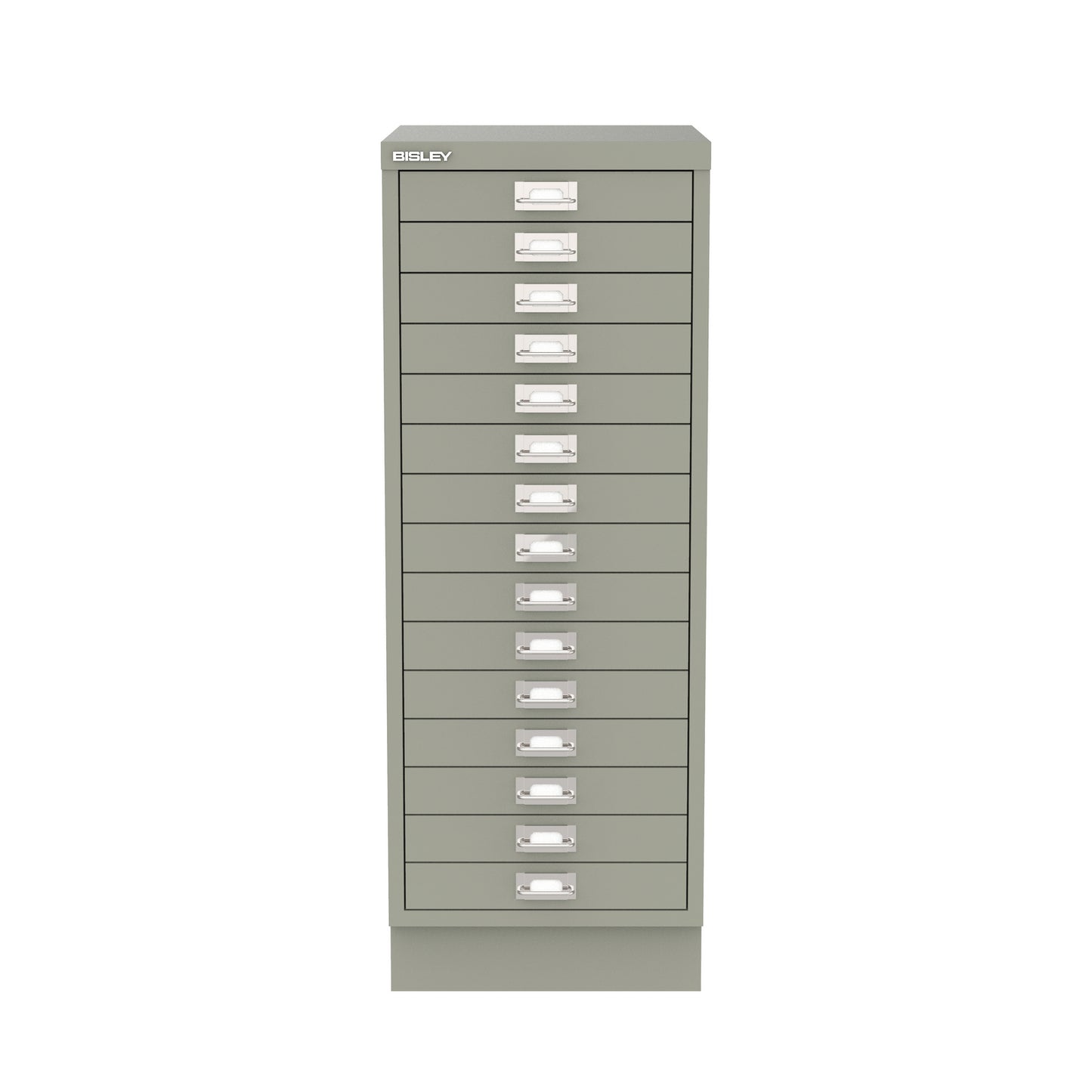 Bisley A3 Series MultiDrawer - A3 15 Drawer Filing Goose Grey - Industrious Decor