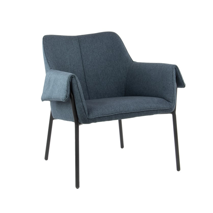 Harbor Lounge Chair â€” Commercial Crib 5 Mid Blue - Industrious Decor
