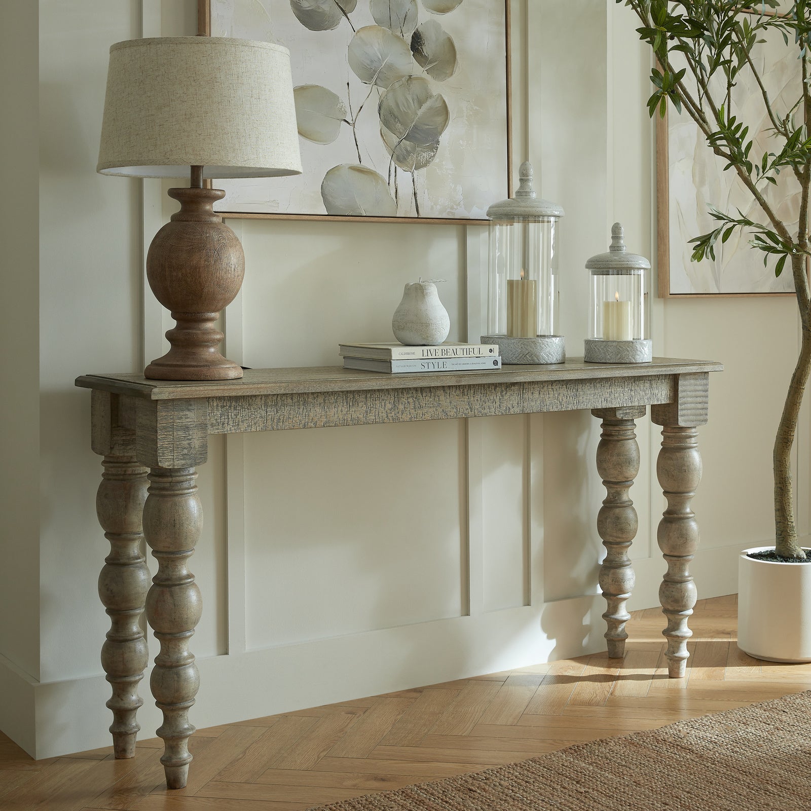 Kensington Rustic Console Table - Industrious Decor