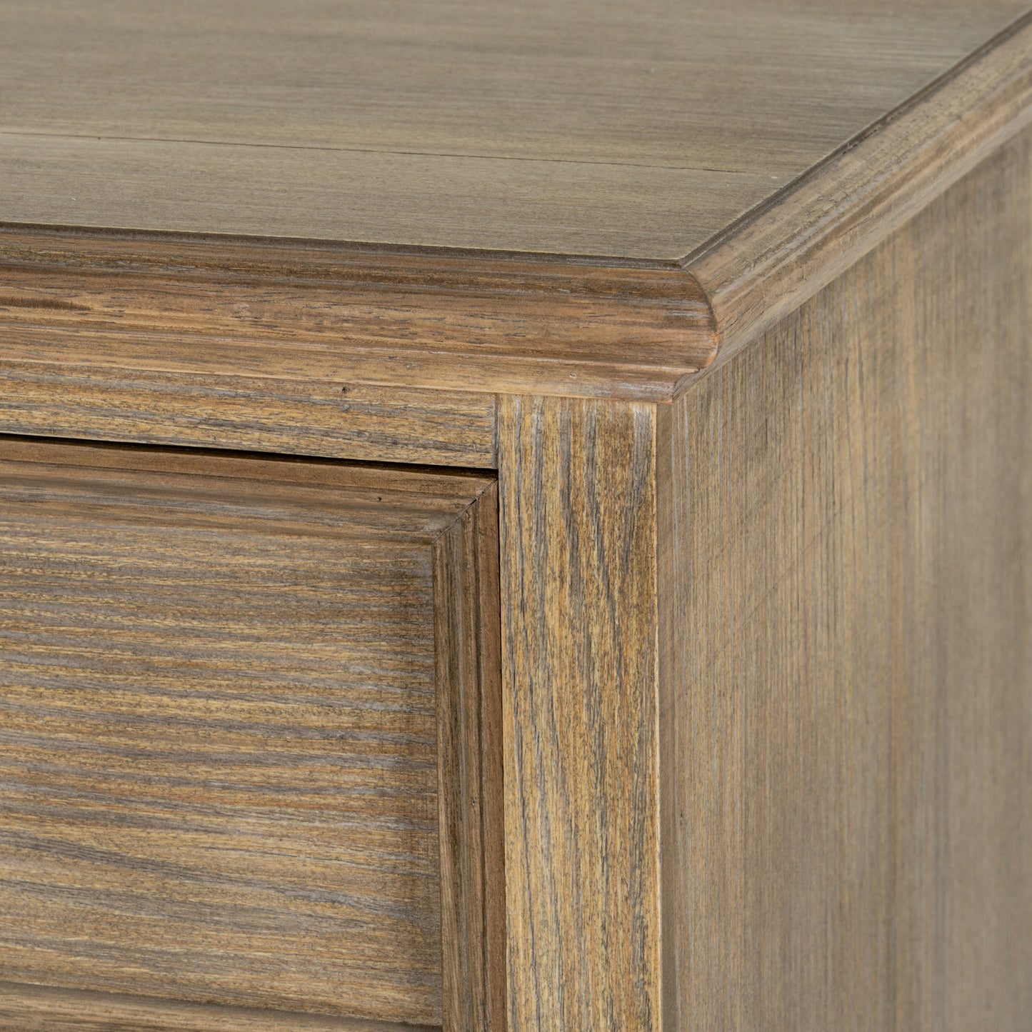 3 Drawer Bedside Chest - Natural Oak - Industrious Decor