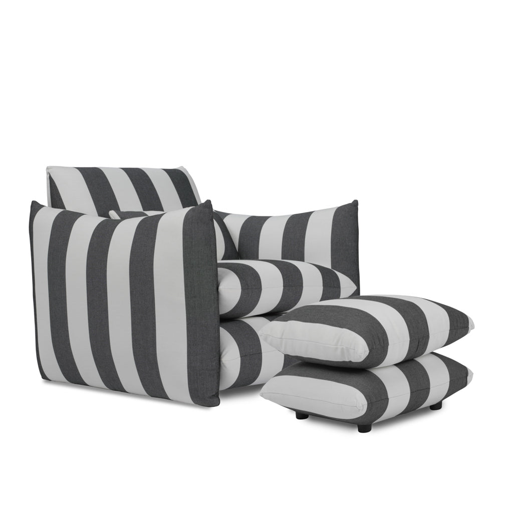 Cromer — Mono Stripe Cloud Chair
