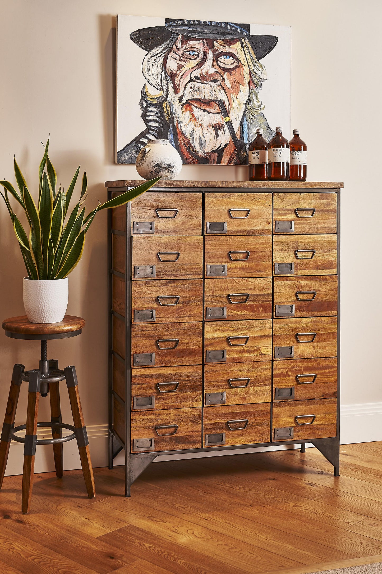 Apothecary  Tall Chest
