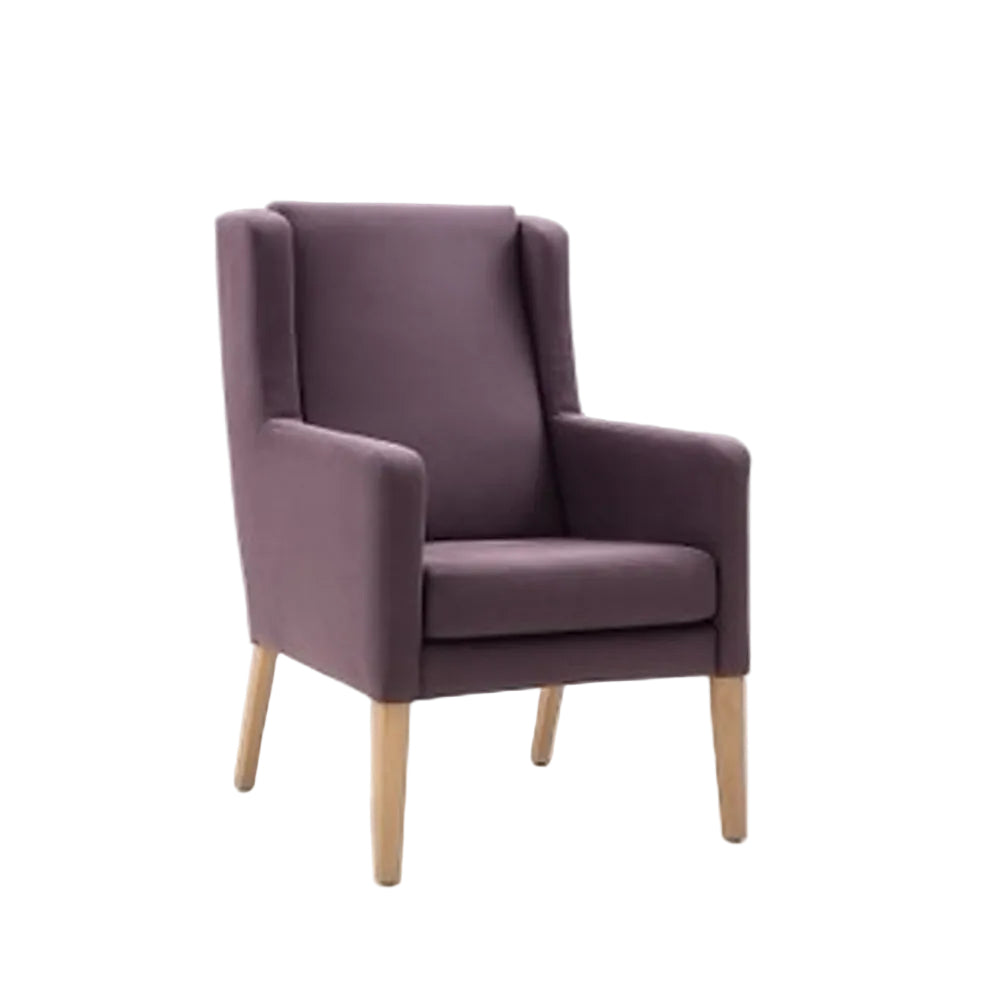 Hollingmere High-Back Lounge Chair - Industrious Decor