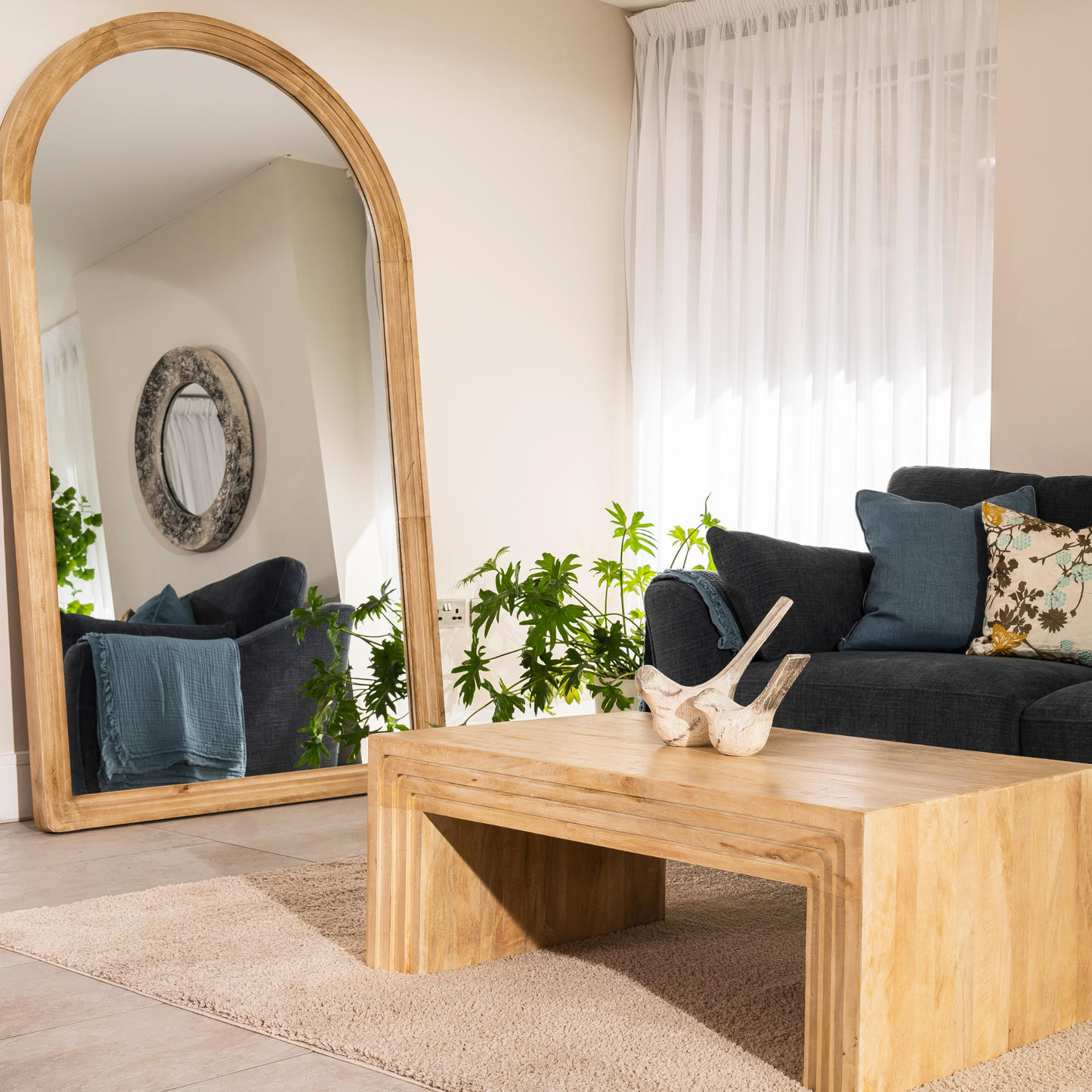 Stepwood Oversized Mirror