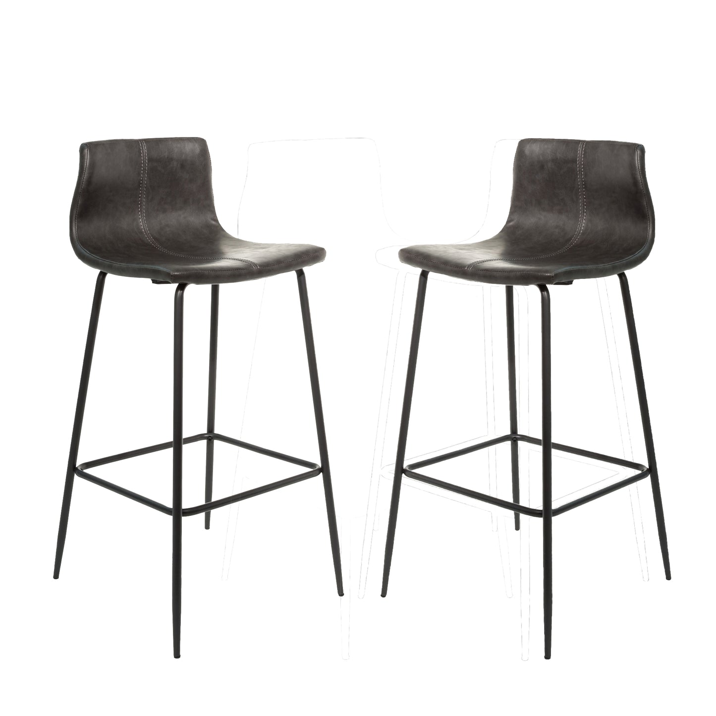 Moss Bar Stool - Sold in Pairs - Industrious Decor