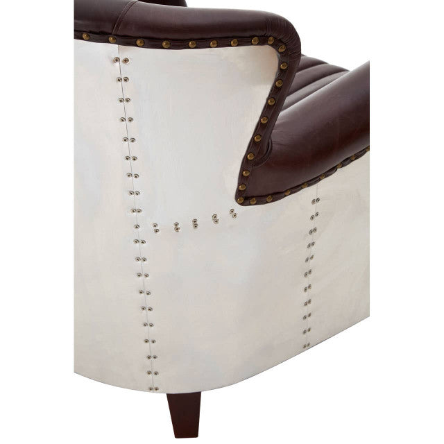 Orlando Leather Arnchair - Industrious Decor