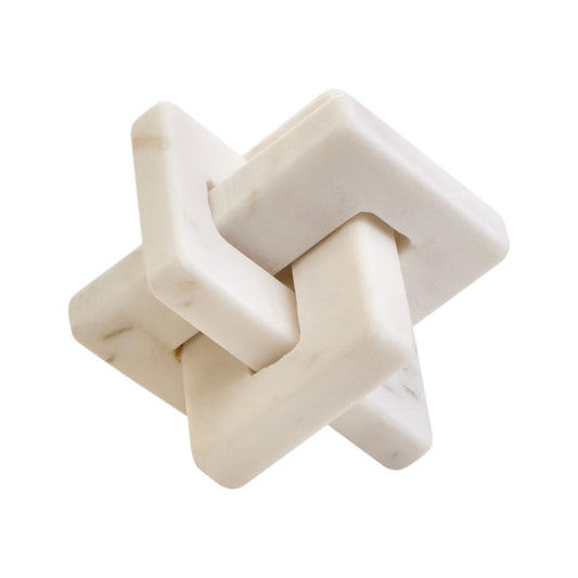 Nodo Marble Knot Sculpture - Industrious Decor