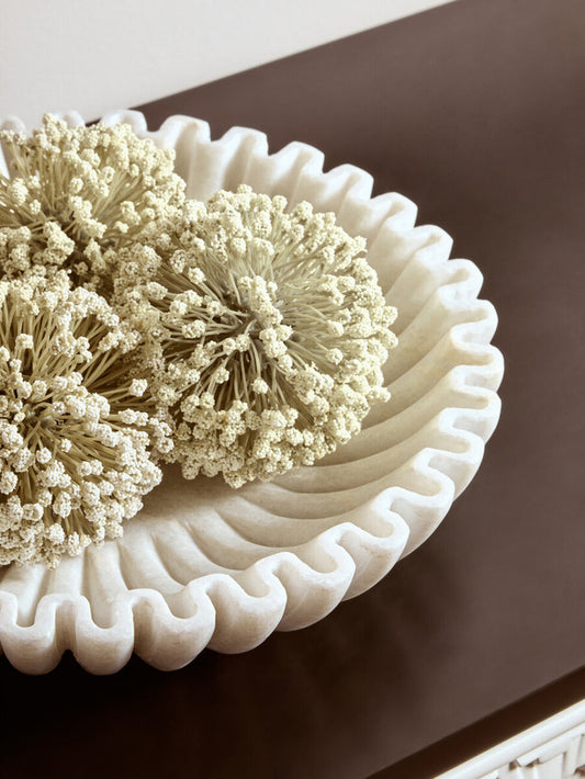 Fiore Marble Bowl – Small - Industrious Decor