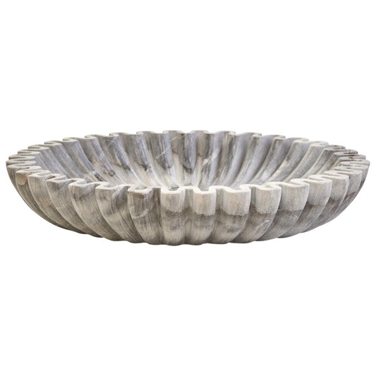 Fiore Marble Bowl – Small Grey - Industrious Decor