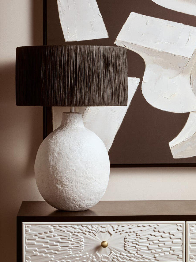 Monochrome Table Lamp - Industrious Decor