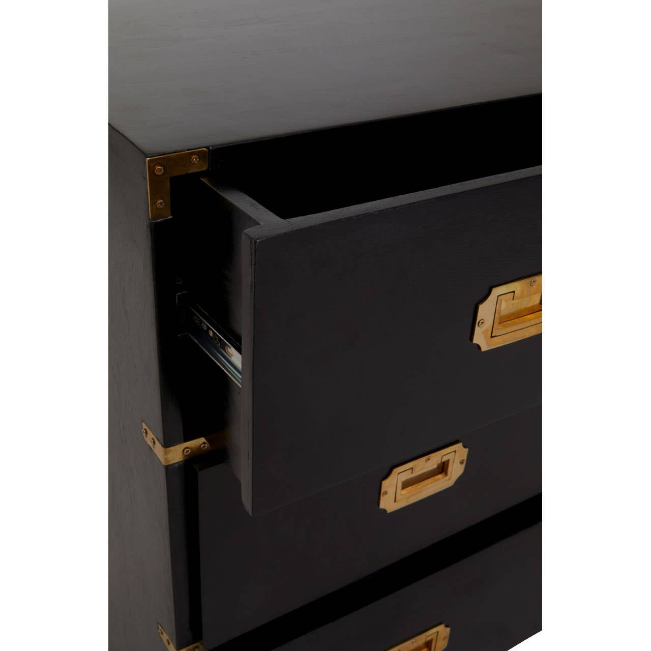 Campaign 4-Drawer Chest - Industrious Decor