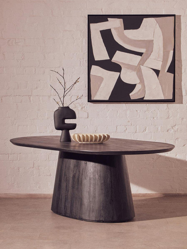 Pedra Oval Dining Table - Industrious Decor
