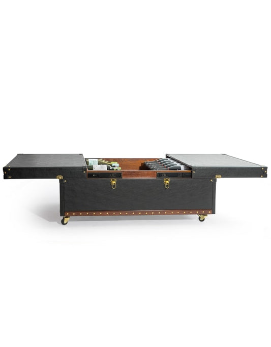 Orient Leather Coffee / Bar Table