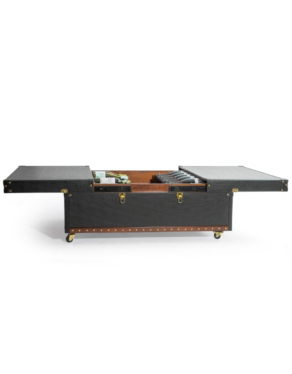 Orient Leather Coffee / Bar Table