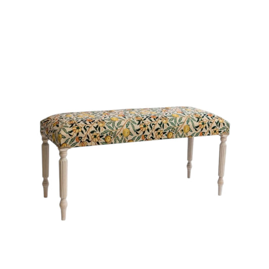 Sicilian Fruit Tapestry Bench