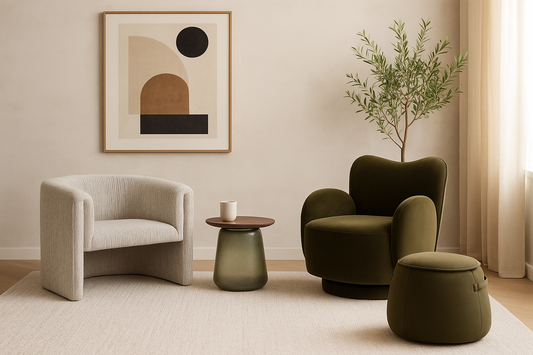 Ombra Glass Occasional Table