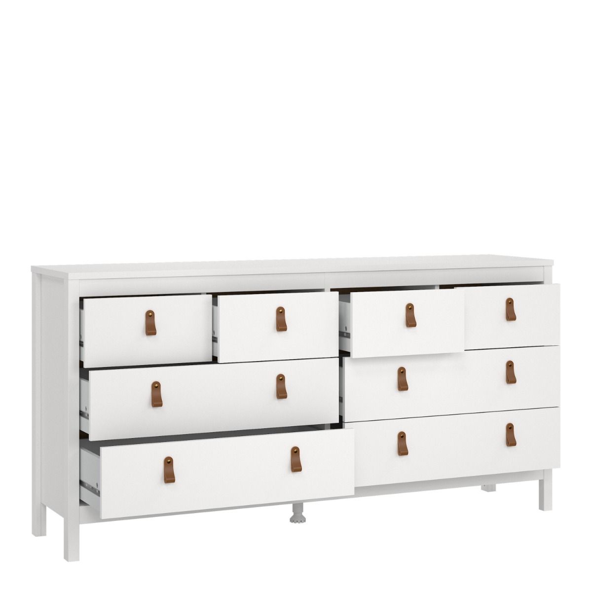 Yarwood Wide Chest 4 + 4 Drawers - Industrious Decor