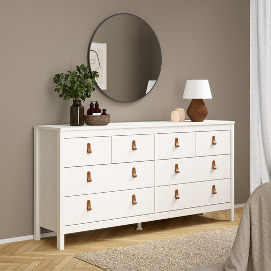 Yarwood Wide Chest 4 + 4 Drawers - Industrious Decor