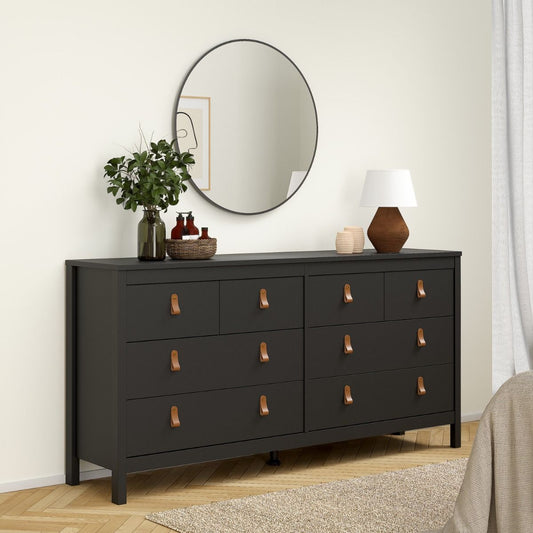 Yarwood Wide Chest 4 + 4 Drawers - Industrious Decor