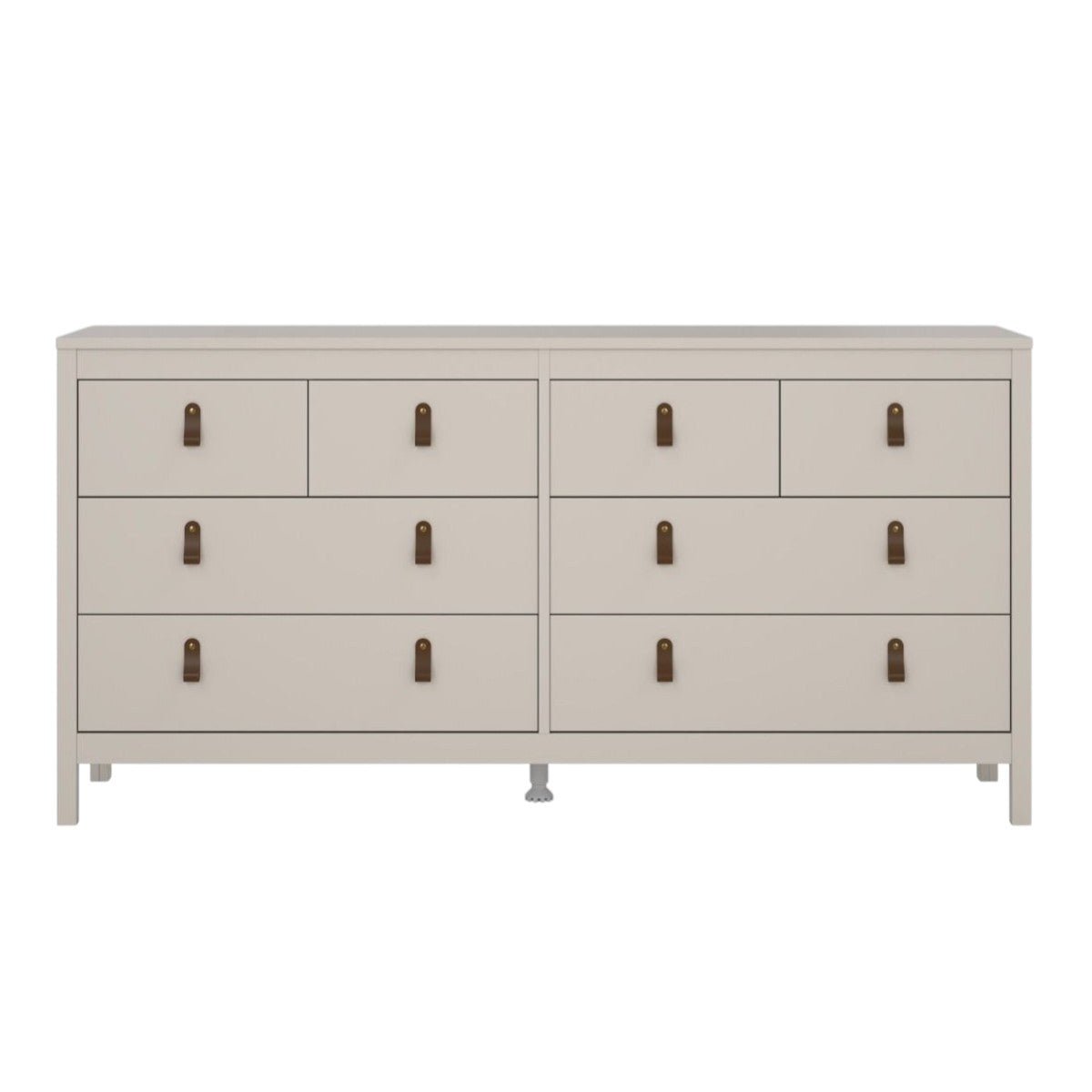 Yarwood Wide Chest 4 + 4 Drawers Cashmere - Tan - Industrious Decor