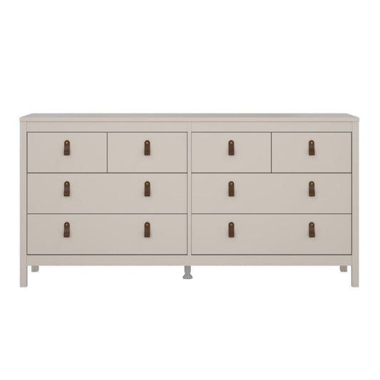 Yarwood Wide Chest 4 + 4 Drawers Cashmere - Tan - Industrious Decor