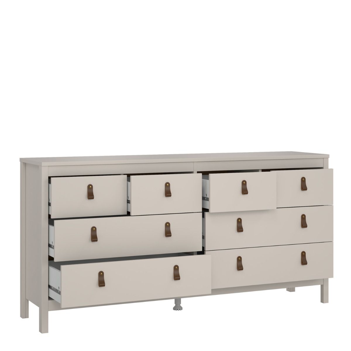 Yarwood Wide Chest 4 + 4 Drawers - Industrious Decor