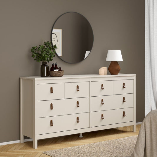 Yarwood Wide Chest 4 + 4 Drawers - Industrious Decor