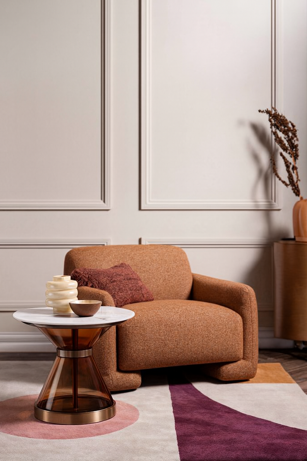 Aura Hourglass Coffee Table